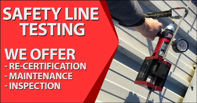 Safety Line Testing Shoreham Industrial Roofing - Shoreham, Sussex